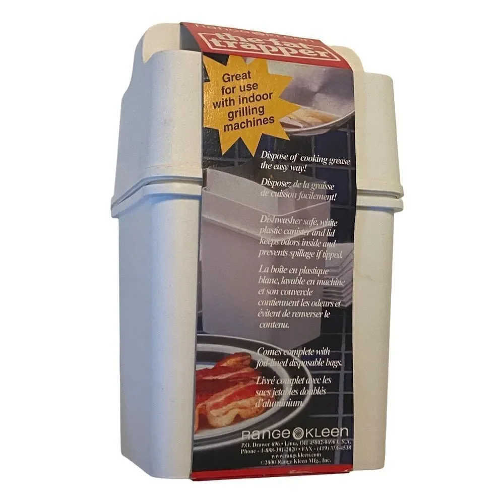 Range Kleen The Fat Trapper Grease Trap Brand New Vintage 2 Bags Included